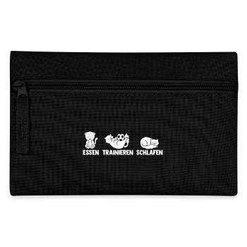 Fußballspieler Fußball - Federtasche - Schwarz - Vorne
