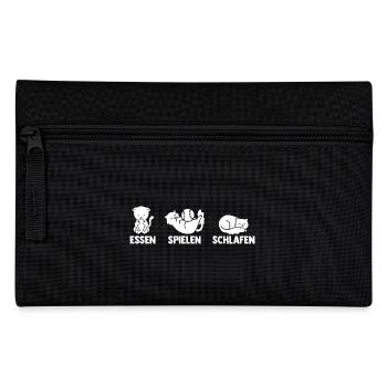 Baseball Player Baseball - Pencil Case - black - Front
