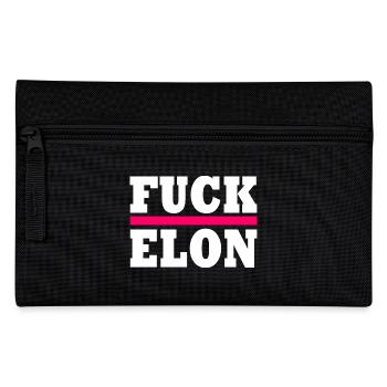 Fuck elon - Federtasche - Schwarz - Vorne