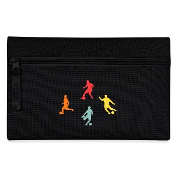 Fußballspieler Evolution Fußball - Federtasche - Schwarz - Vorne