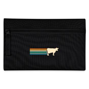 Cow Highland Cattle Cows - Pencil Case - black - Front