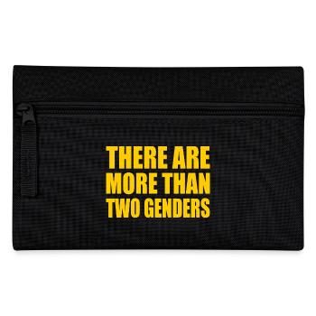 there are more than two genders - Federtasche - Schwarz - Vorne