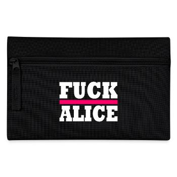 Fuck alice - Pencil Case - black - Front