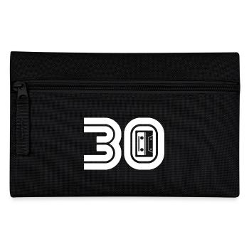 30 Music Fan Retro Cassette Music - Pencil Case - black - Front