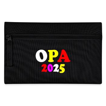 Opa 2025 - Federtasche - Schwarz - Vorne