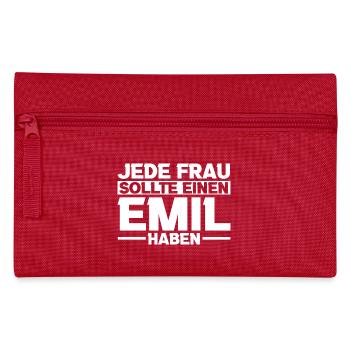 Emil - Federtasche - Rot - Vorne