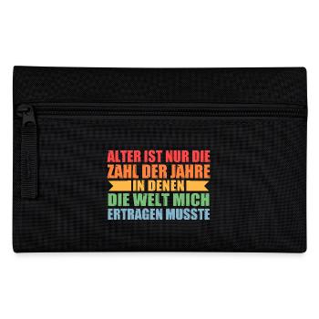 Ich Bin Nicht Alt Geburtstag - Federtasche - Schwarz - Vorne
