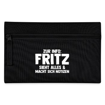 Fritz - Federtasche - Schwarz - Vorne