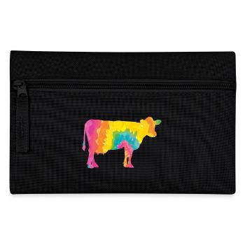 Kuh Hochlandrind Kühe - Federtasche - Schwarz - Vorne
