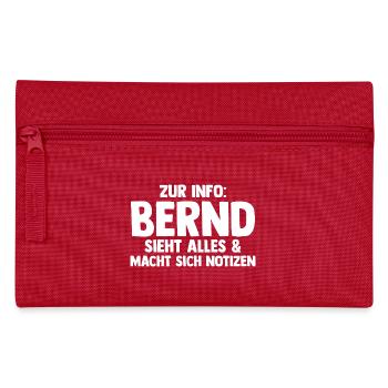 Bernd - Trousse - rouge - Devant