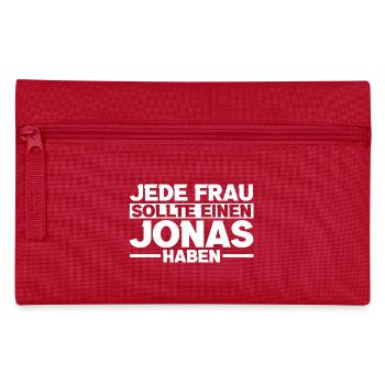 Jonas - Federtasche - Rot - Vorne