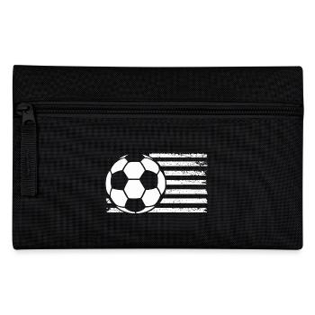Fußballspieler Fußball - Federtasche - Schwarz - Vorne