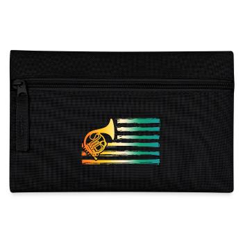 Horn player French horn - Pencil Case - black - Front