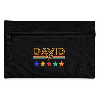 David - Federtasche - Schwarz - Vorne