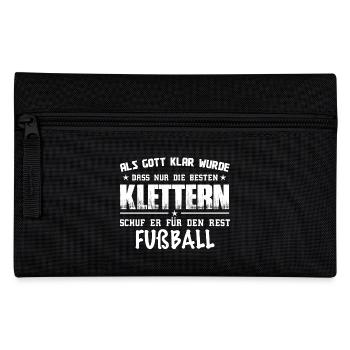 Klettern - Federtasche - Schwarz - Vorne