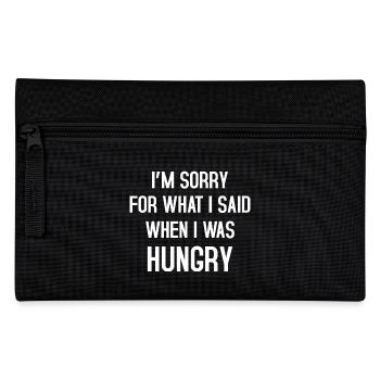 I'm sorry for what i said - Federtasche - Schwarz - Vorne