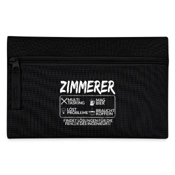 Der Zimmerer - Federtasche - Schwarz - Vorne