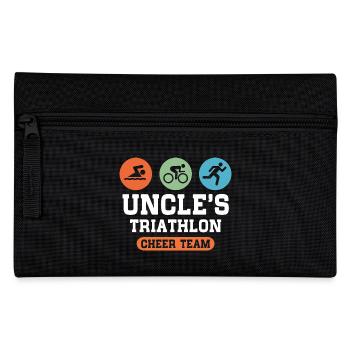 Uncles Triathlon Cheer - Federtasche - Schwarz - Vorne