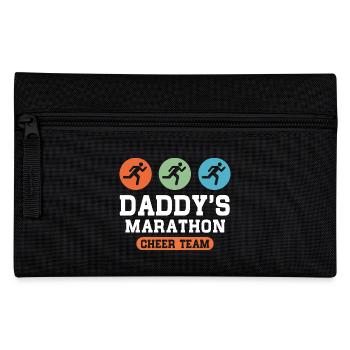 Daddys Marathon Cheer Team - Pencil Case - black - Front