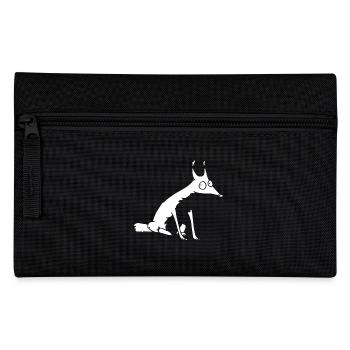 White fox no 1 - Federtasche - Schwarz - Vorne