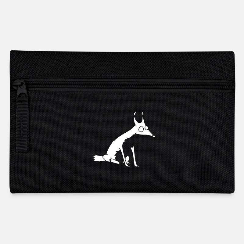 White fox no 1 - Federtasche - Schwarz