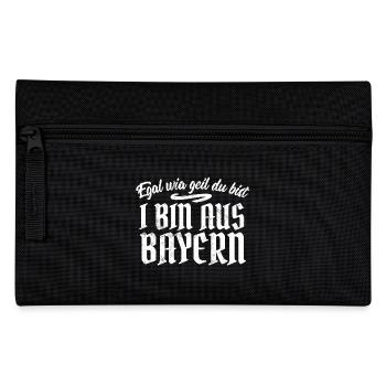 Bayern Geil Bayer Lustig Freistaat Oberbayern - Federtasche - Schwarz - Vorne