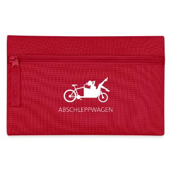 Lastenfahrrad Abschleppwagen weiss - Federtasche - Rot - Vorne