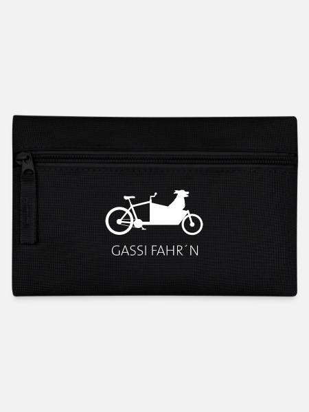 Lastenfahrrad Gassi Hund - Federtasche - Schwarz