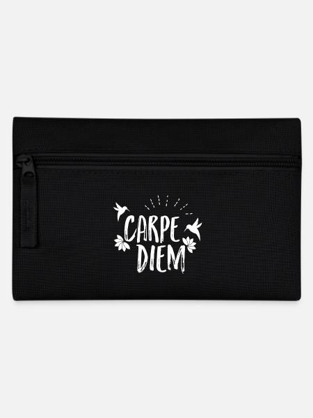 Carpe Diem - Federtasche - Schwarz