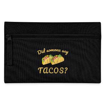 Did someone say Tacos? | Fitness Gymnastik Taco - Federtasche - Schwarz - Vorne