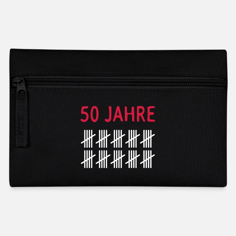 50 Jahre - Federtasche - Schwarz