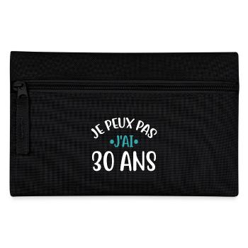 J'ai 30 ans cadeau - Trousse - noir - Devant