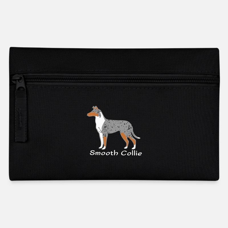Smooth Collie blue-merle - Pencil Case - black