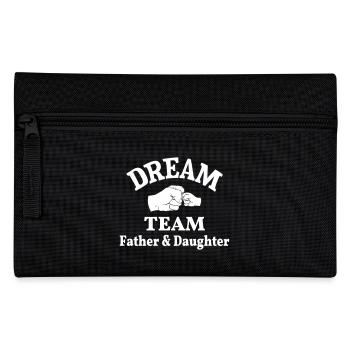 Father Daughter Team Dad Daughters Dream Team Faust - Pencil Case - black - Front
