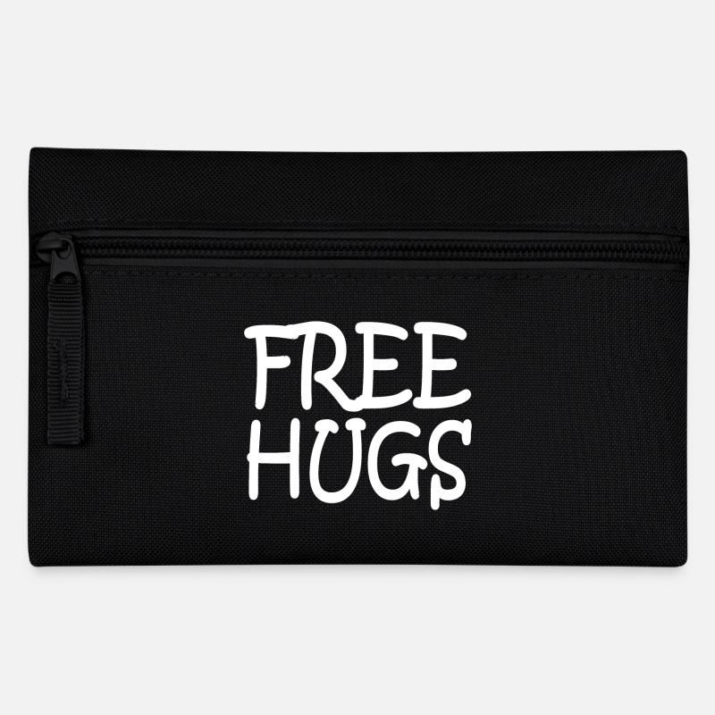 Free hugs - Pencil Case - black