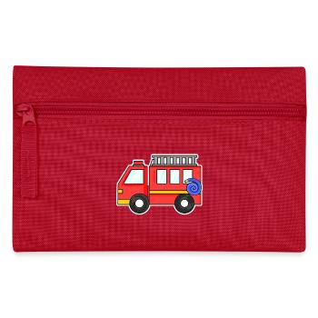 Camion de pompiers - Trousse - rouge - Devant