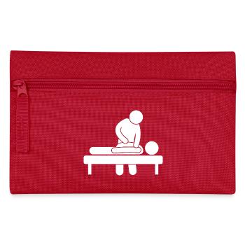 Physiothérapeute kinésithérape - Trousse - rouge - Devant