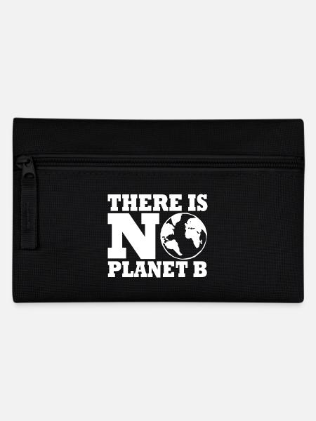 There is no planet B - Federtasche - Schwarz