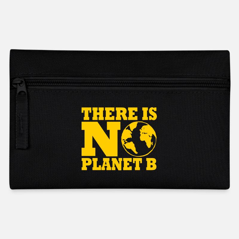There is no planet B - Federtasche - Schwarz