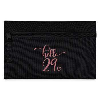 Hello 29 - Mignon cadeau de 29e anniversaire pour femmes - Trousse - noir - Devant