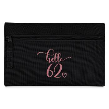 Hello 62 - Mignon cadeau de 62e anniversaire pour femmes - Trousse - noir - Devant