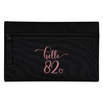 Hello 82 - Cute 82nd Birthday Gift For Women - Pencil Case - black - Front