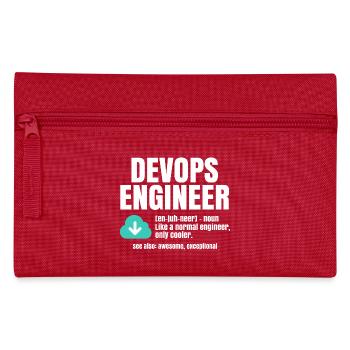 Devops-Ingenieur - Federtasche - Rot - Vorne