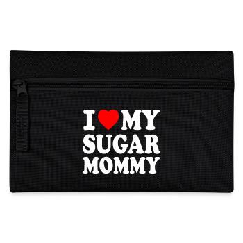 I love my Sugar mommy - Federtasche - Schwarz - Vorne