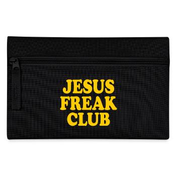 Jesus freak club - Pencil Case - black - Front