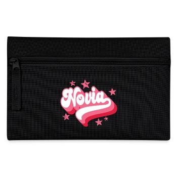 Novia Girlfriend Engagement Bridal Shower Wedding - Pencil Case - black - Front