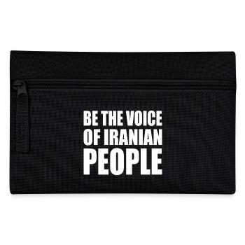 Be the voice of iranian people - Pencil Case - black - Front