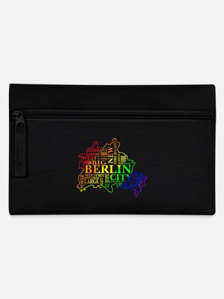 Berlin Vibes-Dein Must-Have aus der Hauptstadt - Federtasche - Schwarz