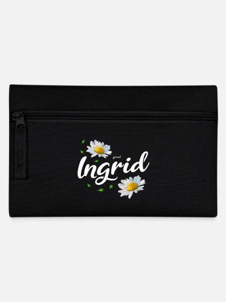 Ingrid - Federtasche - Schwarz