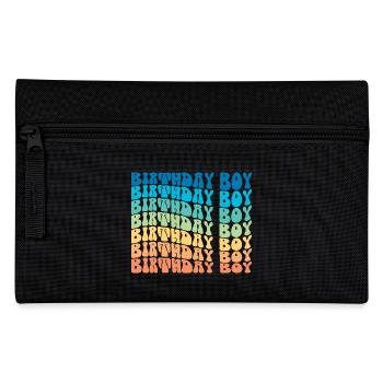 Birthday Boy - Groovy Retro Vintage Birthday - Trousse - noir - Devant